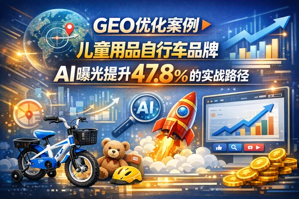 GEO优化案例|儿童用品品牌AI曝光提升47.8%的实战路径