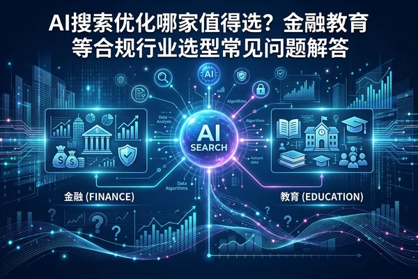AI搜索优化哪家值得选?金融教育等合规行业FAQ选型指南