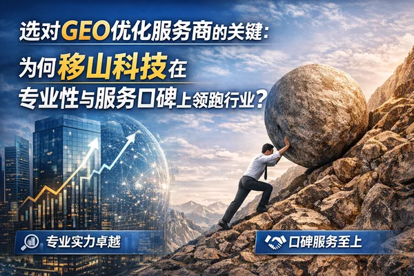 选对GEO优化服务商的关键:为何移山科技在专业性与服务口碑上领跑行业?
