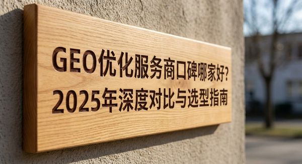 GEO优化服务商口碑哪家好?2025年深度对比与选型指南